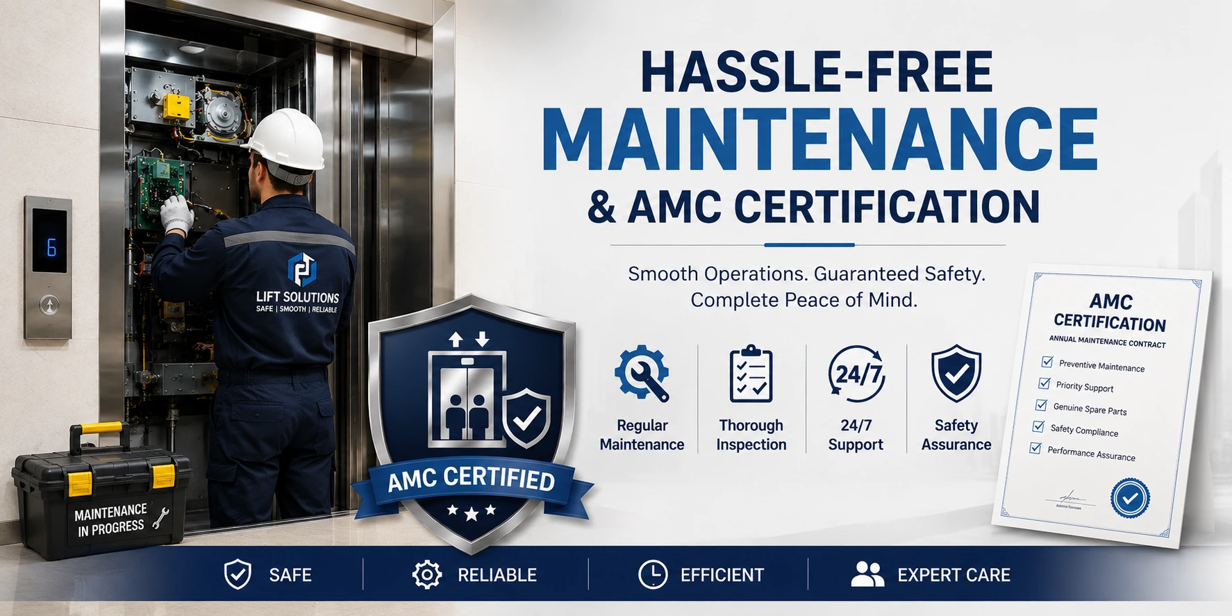 Elevator maintenance technician